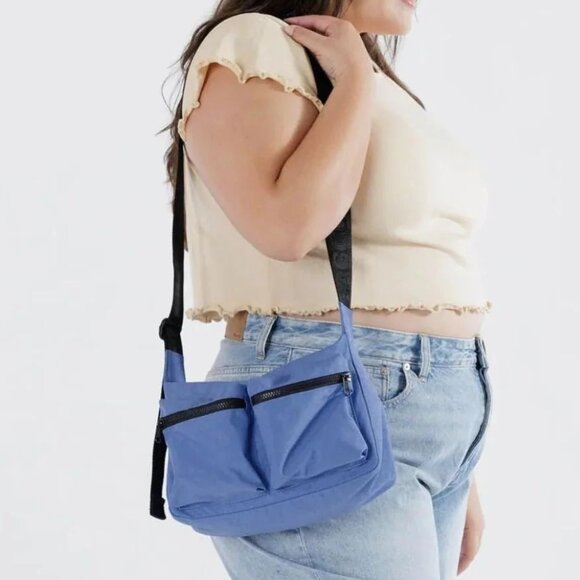 NWT Baggu Medium Cargo Crossbody - Pansy Blue - Picture 6 of 9